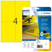 EAN 4008705080323 - HERMA 8032 etiqueta de impresora Amarillo Etiqueta para impresora autoadhesiva imagen 1