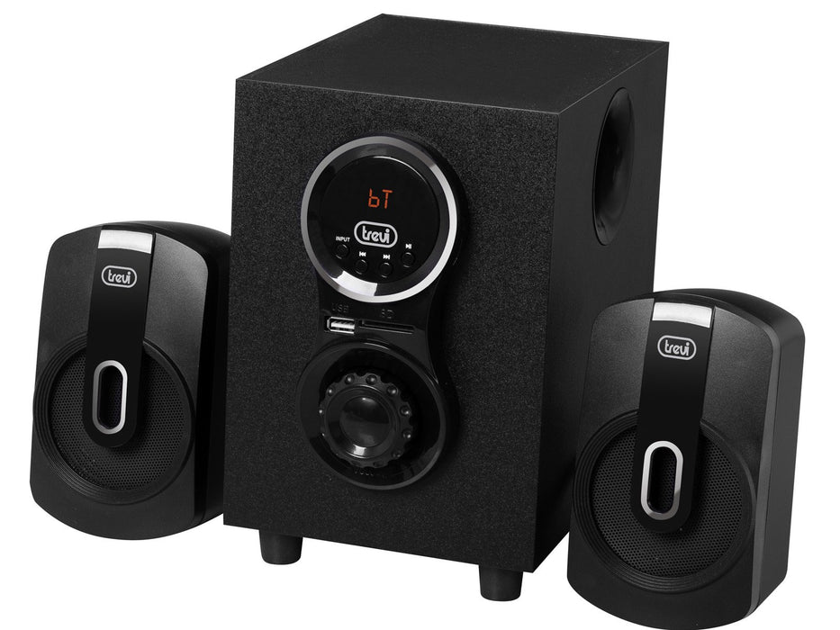 EAN 8011000027586 - Trevi AVX 615 BT conjunto de altavoces 30 W Universal Negro 2.1 canales De 1 vía 5 W imagen 1