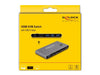 EAN 4043619186471 - DeLOCK 18647 interruptor KVM Antracita imagen 2