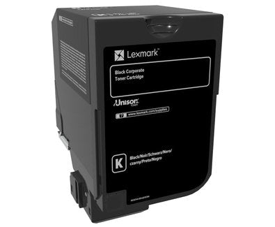 EAN 0734646608701 - Lexmark 74C20KE cartucho de tóner 1 pieza(s) Original Negro imagen 1