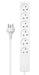 EAN 5715063118641 - Microconnect MC-GRU0610DKW base múltiple 10 m 6 salidas AC Interior Blanco imagen 2