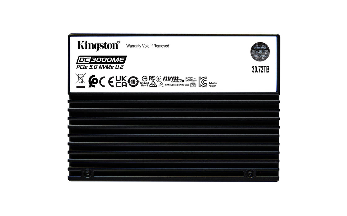 Kingston Dc3000me Sedc3000me/30t7 30720 Gb 1.0 Dwpd 2,5" 63,5mm U.2 Pcie 5.0 X4 Ssd 256bit Aes