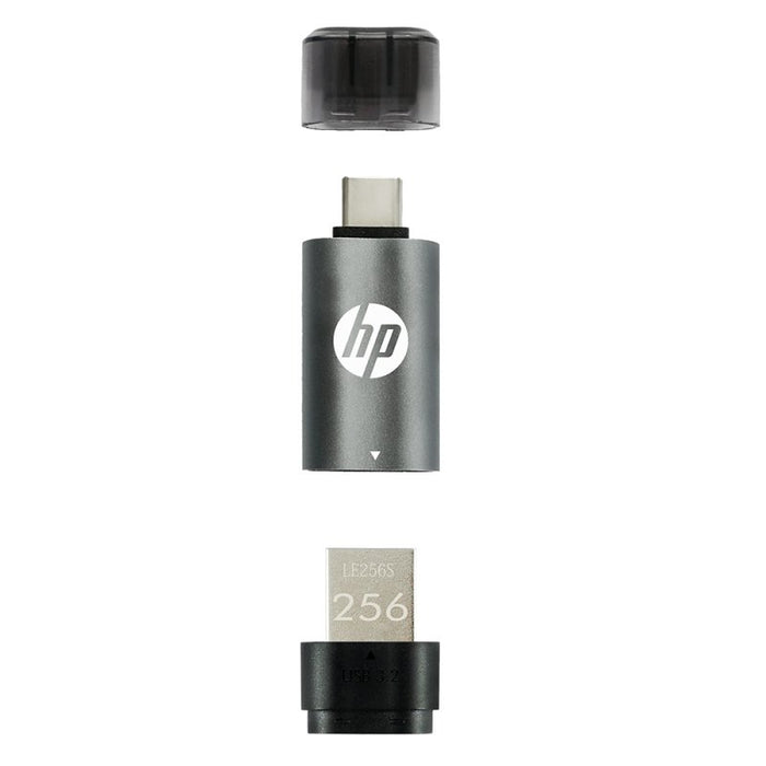 EAN 4718006451103 - PNY HPFD5600C-256 unidad flash USB 256 GB USB Type-A / USB Type-C 3.2 Gen 1 (3.1 Gen 1) Gris imagen 2