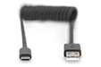 EAN 4016032482543 - Digitus AK-300430-006-S cable USB USB 2.0 USB A USB C 0,48 Gbit/s 60 W Negro imagen 3