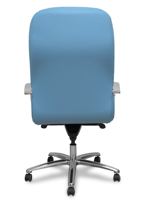 Piqueras Y Crespo Sillon Caudete Similpiel Azul Claro