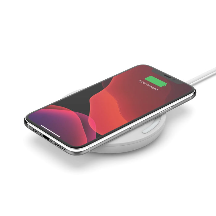 EAN 0745883796205 - Belkin WIA001BTWH cargador de dispositivo móvil Teléfono Blanco Corriente alterna Cargador inalámbrico Ca imagen 3