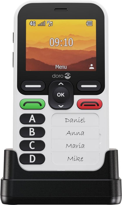 EAN 7322460088453 - Doro Leva X10 6,1 cm (2.4") 117 g Negro, Blanco Teléfono para personas mayores imagen 5
