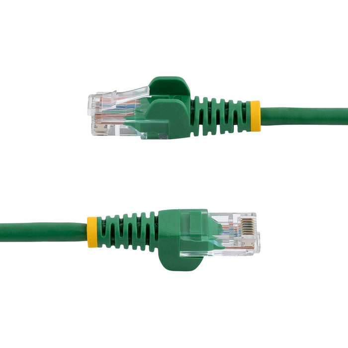 Cable De Red De 5m Verde Cat5e Cabl Ethernet Sin Enganche