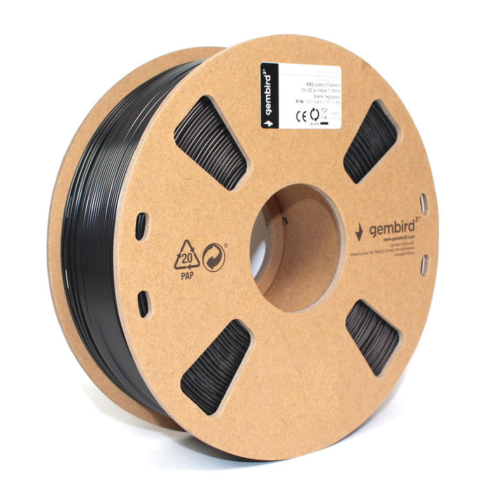 EAN 8716309088350 - Gembird 3DP-ABS1.75-01-BK material de impresión 3d ABS Negro 1,4 kg imagen 4
