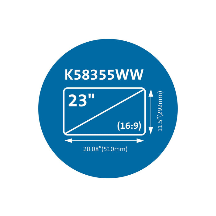 EAN 0085896583554 - Kensington K58355WW filtro para monitor 58,4 cm (23") Filtro de privacidad para pantallas sin marco imagen 8