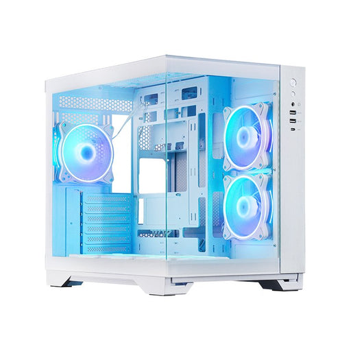 EAN 753263079145 - Chieftec GM-30W-TG-OP carcasa de ordenador Cubo Blanco imagen 1