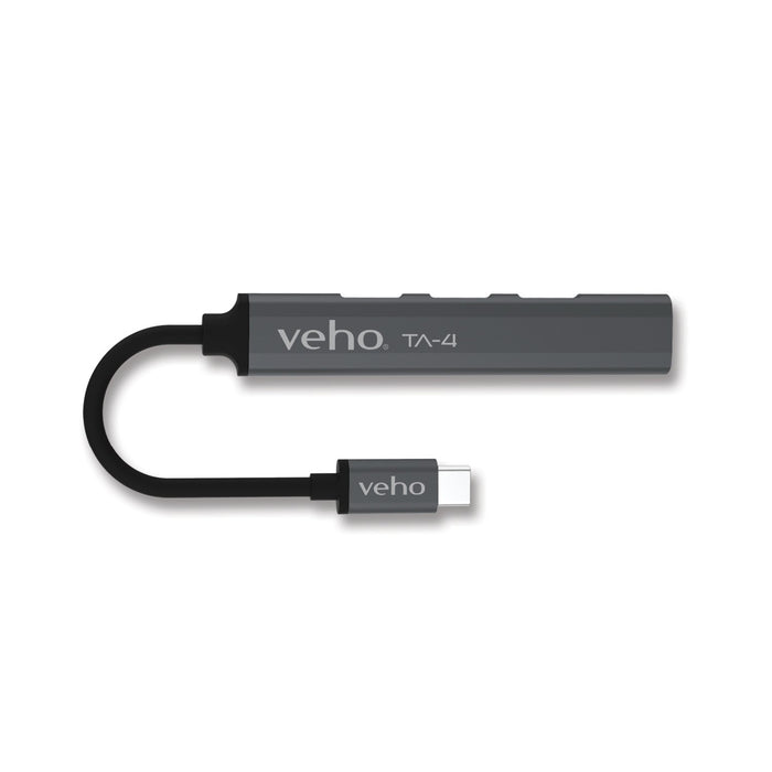 EAN 5060594761133 - Veho VAA-650-TA4-USB-C USB 3.2 Gen 1 (3.1 Gen 1) Type-C 5000 Mbit/s Gris imagen 1