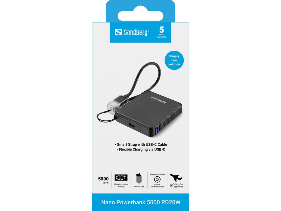 Nano Powerbank 5000 Pd20w