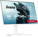 EAN 4948570126361 - iiyama G-MASTER GB2471HSU-W1 pantalla para PC 60,5 cm (23.8") 1920 x 1080 Pixeles Full HD LED Blanco imagen 9