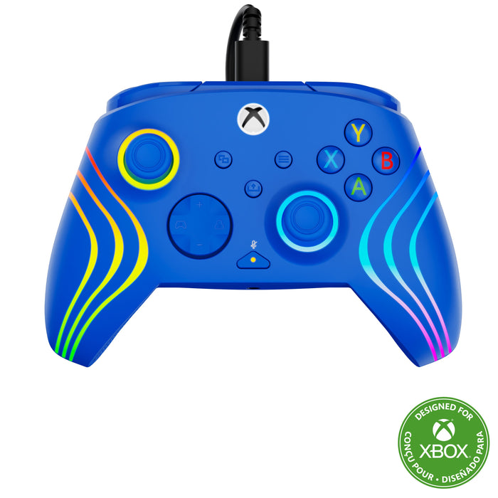 EAN 0840454400090 - Turtle Beach Afterglow Wave Azul USB Gamepad PC, Xbox, Xbox One, Xbox Series S, Xbox Series X imagen 1