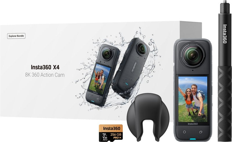 EAN 6970357858620 - Insta360 X4 Explorer Bundle cámara para deporte de acción 72 MP 8K Ultra HD CMOS 25,4 / 2 mm (1 / 2") Wif imagen 1