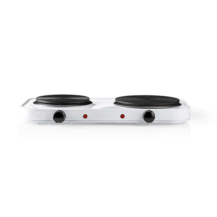 EAN 5412810293148 - Nedis KAEP250EWT2 hobs Blanco Encimera Hornillo eléctrico / Placa eléctrica 2 zona(s) imagen 1