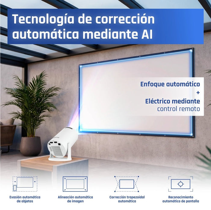 EAN 2521052419063 - iggual IGG318973+IGG318126 videoproyector 120 lúmenes ANSI 720p (1280x720) Blanco imagen 7