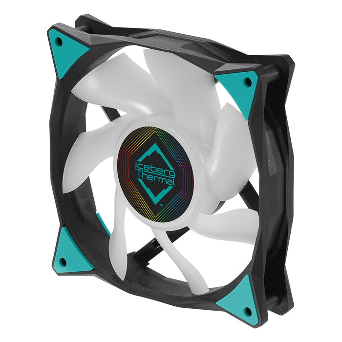 EAN 1230000071192 - Iceberg Thermal IceGALE ARGB Carcasa del ordenador Ventilador 12 cm Negro 1 pieza(s) imagen 2