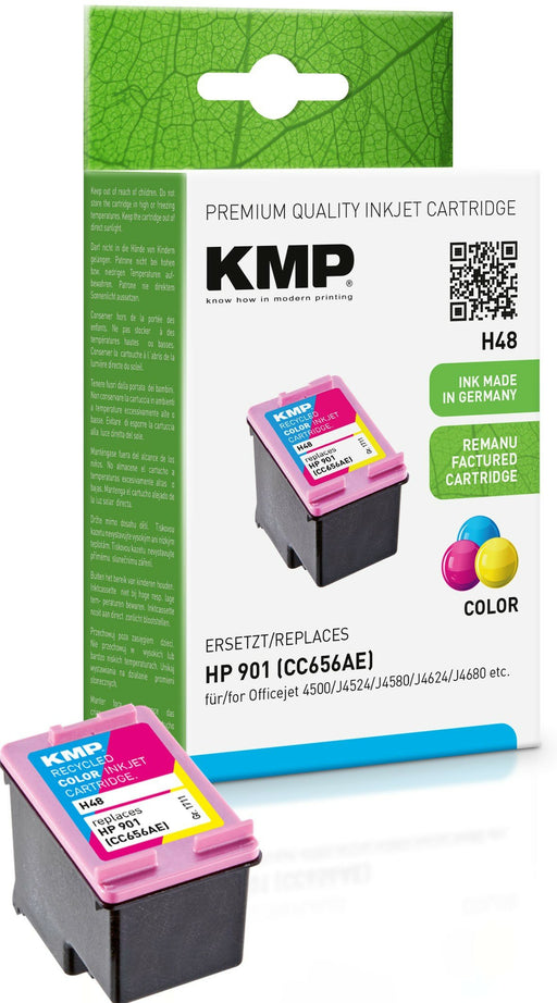 EAN 4011324711561 - KMP H48 cartucho de tinta 1 pieza(s) Cian, Magenta, Amarillo imagen 1