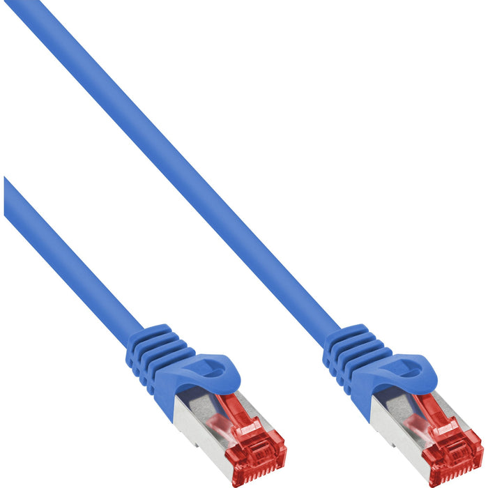 Cable De Red Inline S/Ftp Pimf Cat.6 250mhz Pvc Cca Azul 5m