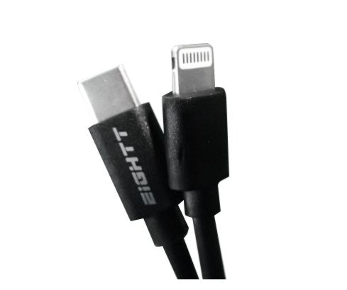 EAN 8425402168769 - Eightt ECT-6B cable de conector Lightning 1 m Negro imagen 1