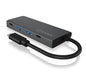 EAN 4250078170433 - ICY BOX IB-HUB1428-C31 USB 3.2 Gen 2 (3.1 Gen 2) Type-C 10000 Mbit/s Antracita, Negro imagen 1