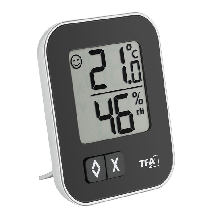 Termohigrómetro Digital Tfa Moxx, Termómetro Negro 30.5026.01
