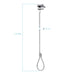 EAN 8433281009998 - TooQ TQCLKC0025 cable antirrobo Plata 1,5 m imagen 3