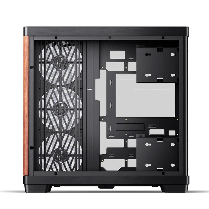 Caja Atx Jonsbo Tk-4 Wood Cristal Templado Negro
