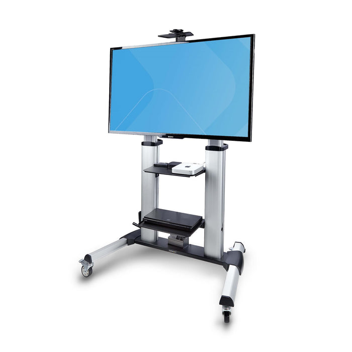EAN 0065030906302 - StarTech.com 1110C-MOBILE-TV-CART soporte para TV 2,54 m (100") Negro, Plata imagen 3