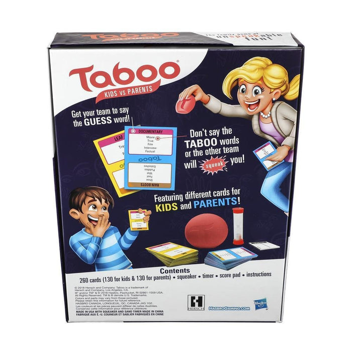 Hasbro Taboo Family Edition, Juego De Fiesta E4941100