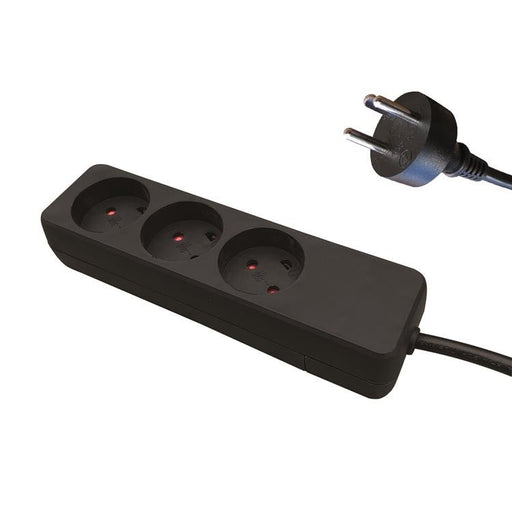 EAN 5714590001259 - Garbot 24155129-2 base múltiple 2 m 3 salidas AC Interior Negro imagen 1