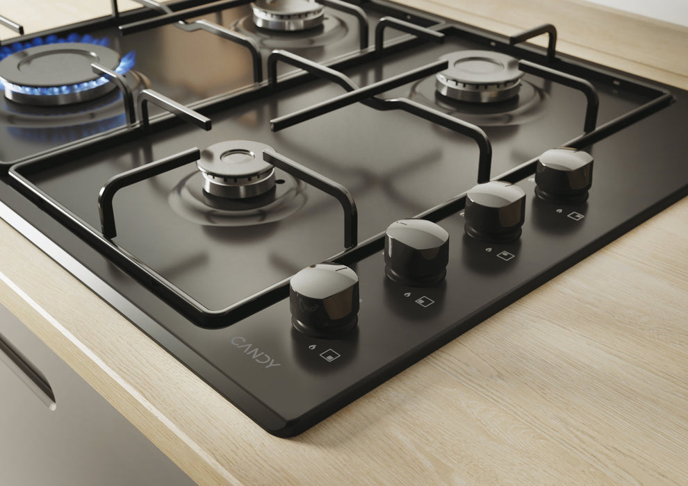 EAN 8016361966932 - Candy Idea CHW6LBB Negro Integrado 60 cm Encimera de gas 4 zona(s) imagen 4