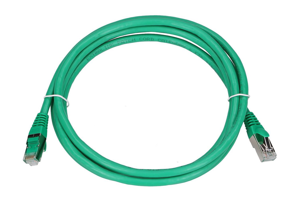 Extralink Kat.6 Ftp 2m  Lan Patchcord  Cable De Cobre De Par Trenzado, 1gbps