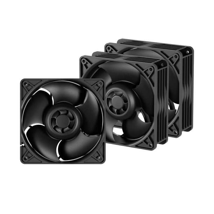 EAN 4895213704724 - ARCTIC S12038-8K - 3 Pack Carcasa del ordenador Ventilador 12 cm Negro 3 pieza(s) imagen 1