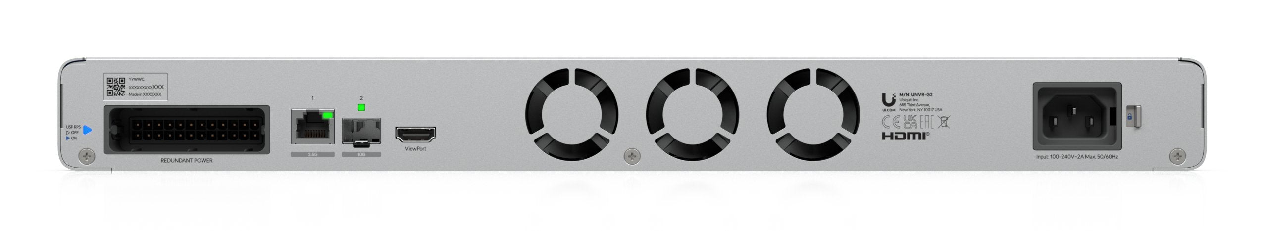 1u Unifi Protect Nvr With  Built-In Ai Event Analytics,