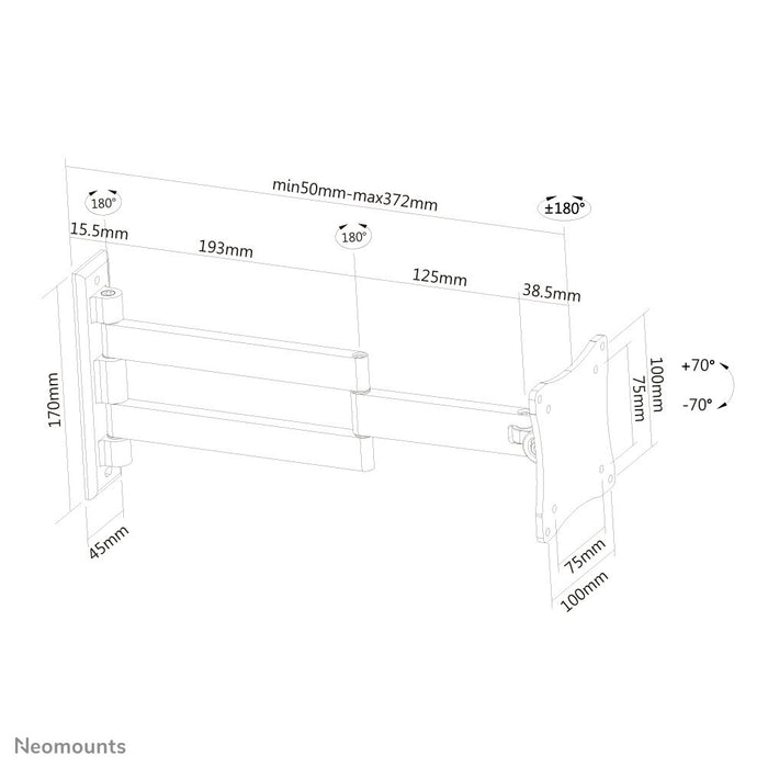 EAN 8717371441258 - Neomounts FPMA-W830 soporte para TV 68,6 cm (27") Plata imagen 10