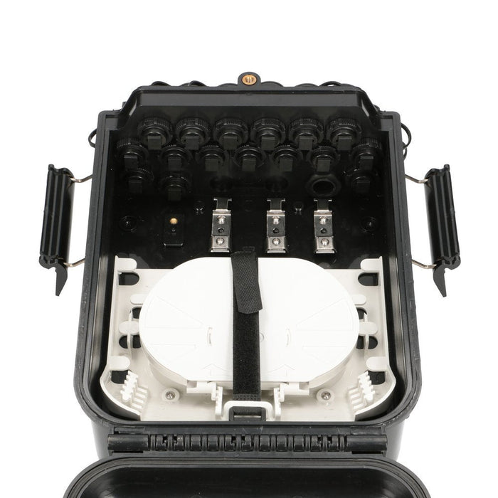 Extralink Jennifer 16 Core Fiber Optic Terminal Box Black With Connector