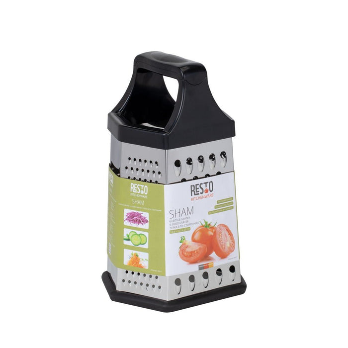 EAN 4260403578742 - Resto Kitchenware 95411 cortador de verduras en espiral o rallador manual Caja ralladora Negro, Acero ino imagen 8