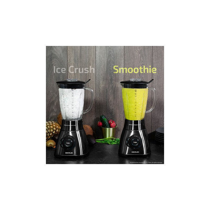 Batidora De Vaso Power Black Titanium 1800 Smart 1800w 9 Velocidades Capacidad 1.8l