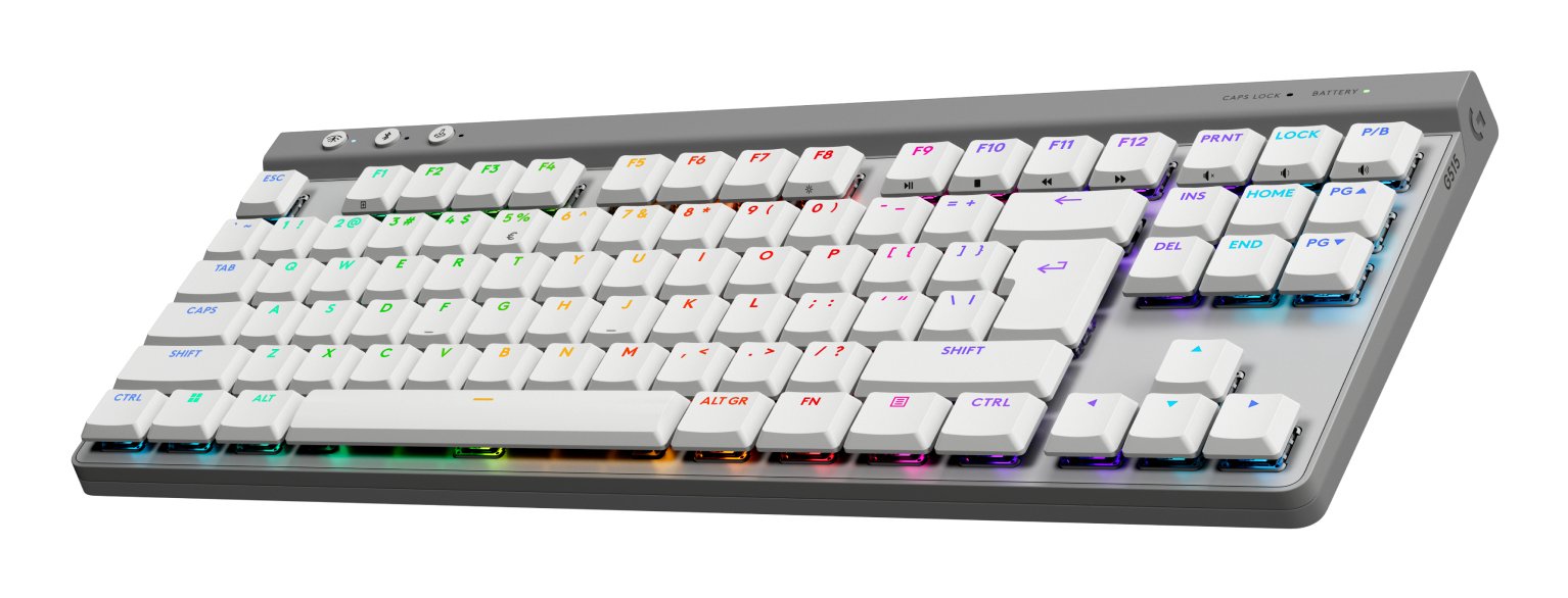 EAN 5099206119796 - Logitech G G515 Lightspeed TKL teclado Juego RF Wireless + Bluetooth QWERTY Internacional de EE.UU. Blanc imagen 3