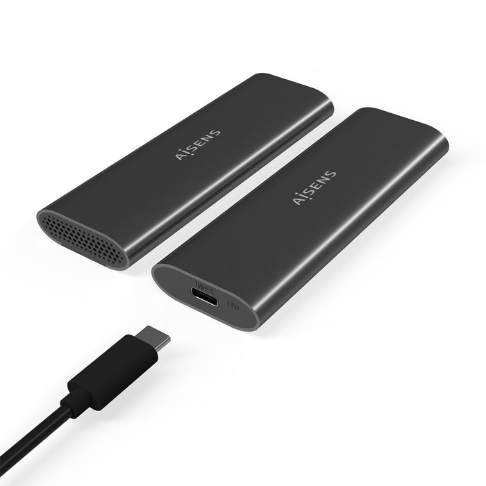 EAN 8436574706284 - AISENS ASM2-015GR caja para disco duro externo Caja externa para unidad de estado sólido (SSD) Gris M.2 imagen 3