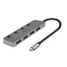 EAN 4002888433839 - Lindy 43383 hub de interfaz USB 3.2 Gen 1 (3.1 Gen 1) Type-C 5000 Mbit/s Gris imagen 1