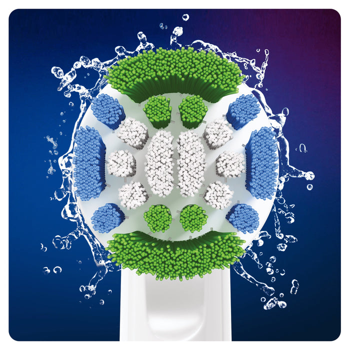 EAN 4210201317029 - Oral-B Precision Clean 80338441 cepillo de cabello 2 pieza(s) Azul, Verde, Blanco imagen 4