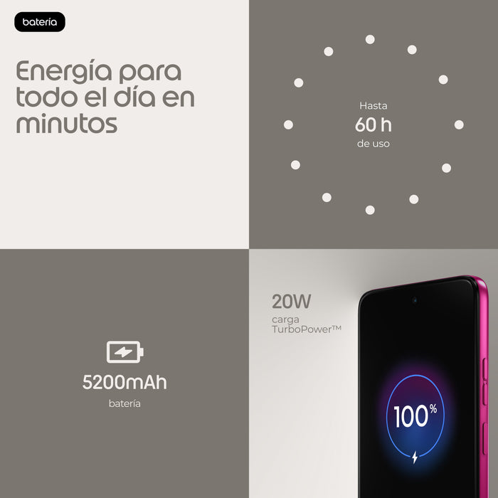 EAN 0840493620510 - Motorola moto g47 16,9 cm (6.67") SIM doble Android 16.0 5G USB Tipo C 8 GB 128 GB 5200 mAh Rosa imagen 11