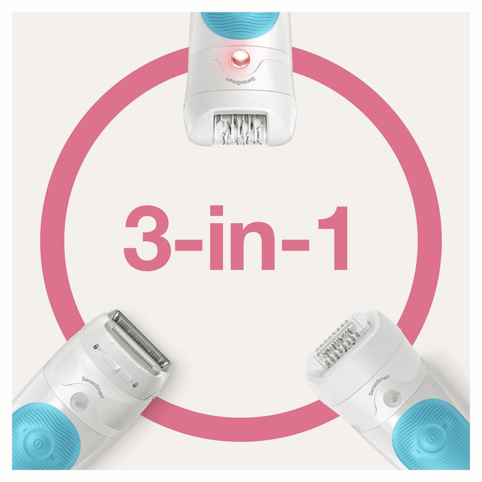 EAN 4210201426639 - Braun Silk-épil 5 SES 5-605 28 pinzas Azul, Blanco imagen 6