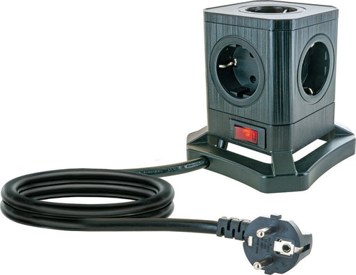 EAN 4004005039108 - Schwaiger STLB3520 base múltiple 5 salidas AC Interior Negro imagen 1