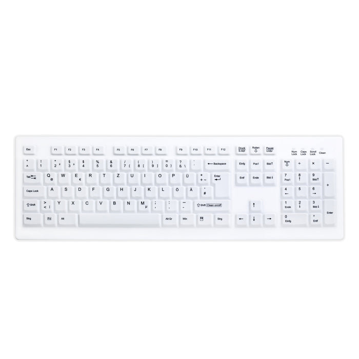 Active Key Ak-C8100 - Completo Tamaño 100% - Inalámbrico - Rf Wireless - Membran Key Switch - Qwertz - Desktop - 105 Teclas