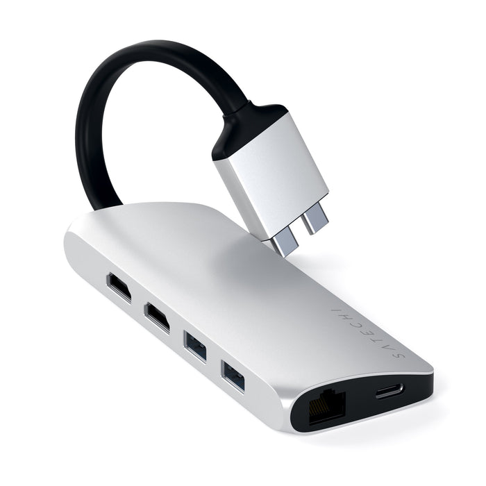 EAN 0879961008383 - Satechi ST-TCDMMAS base para portátil y replicador de puertos USB 3.2 Gen 1 (3.1 Gen 1) Type-C Plata imagen 1